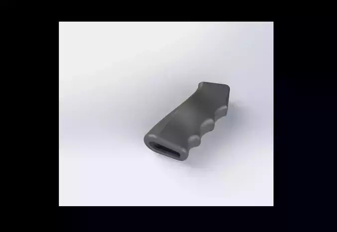 Simple AR grip 3D print model