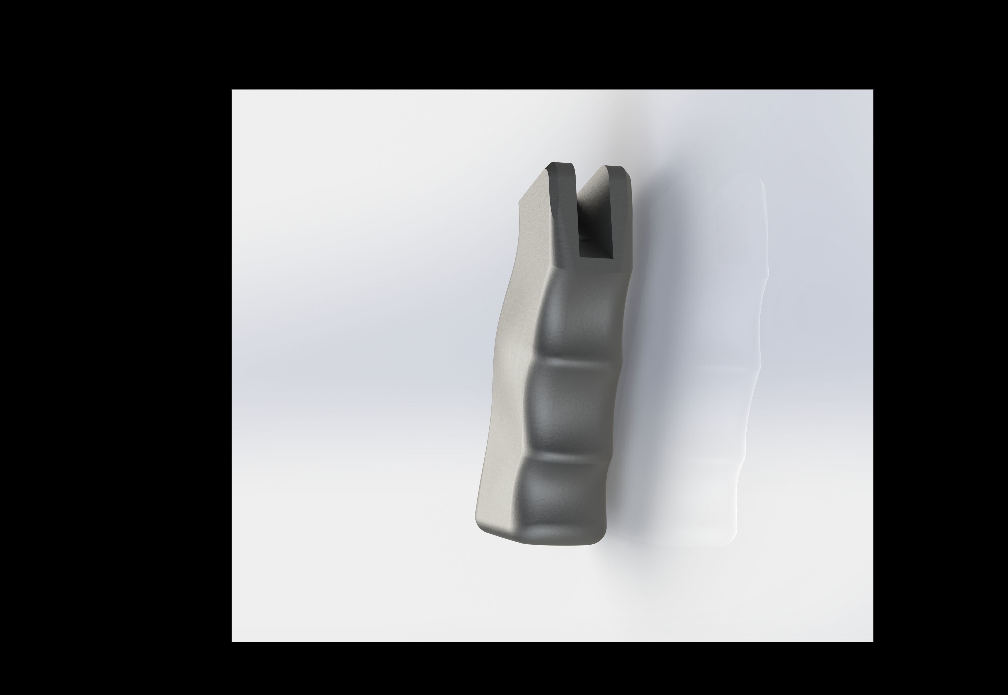 Simple AR grip 3D print model_1