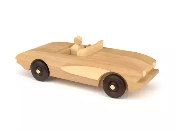 Wooden toy car 41