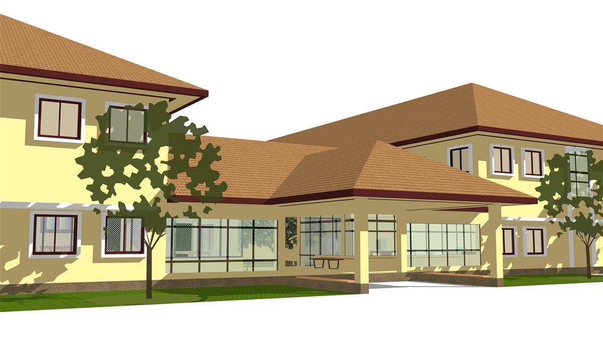 Apartment building 3D model_7