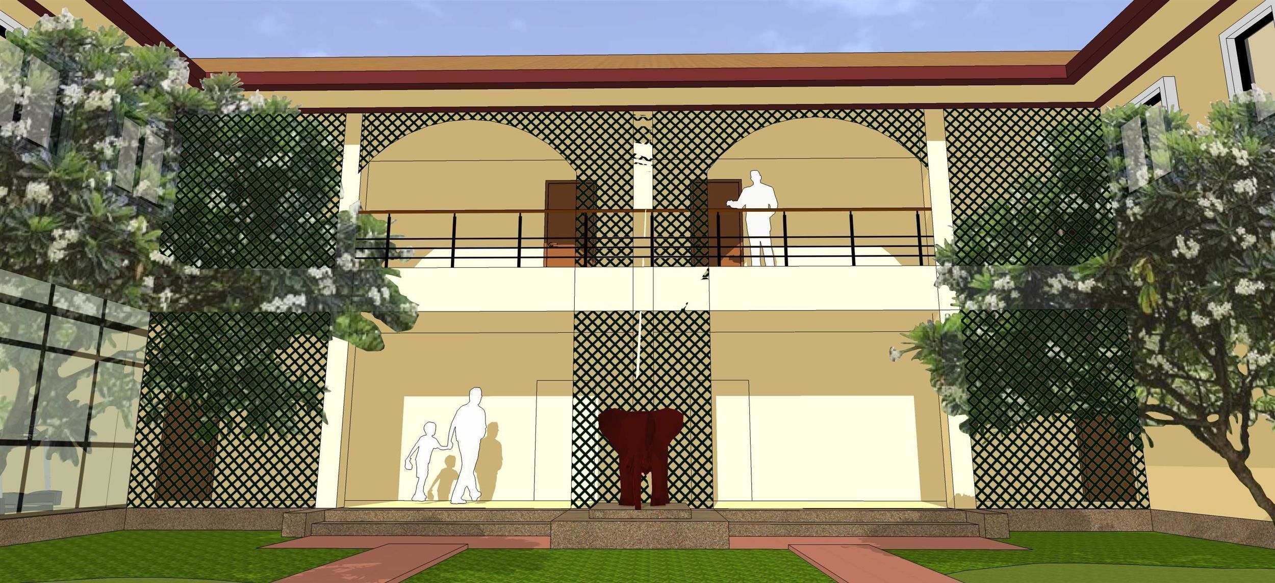 Apartment building 3D model_9