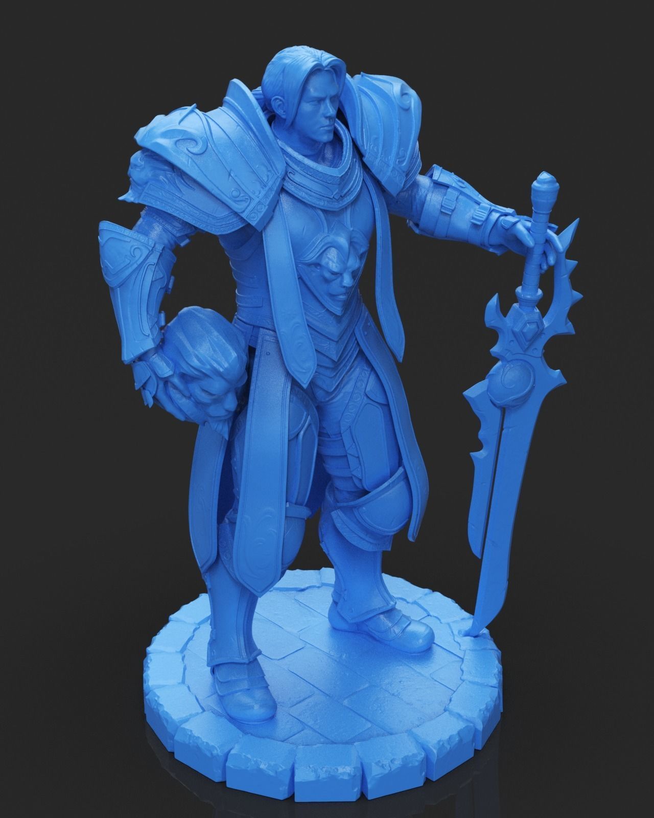 Fan Art - Anduin Wrynn - World of Warcraft 3D print model_6