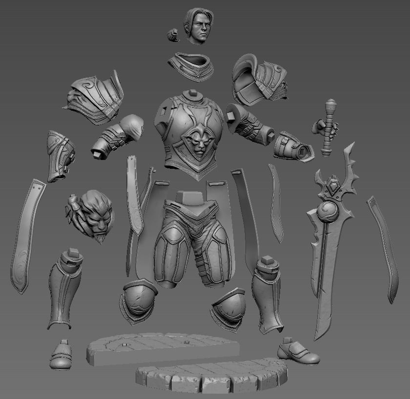 Fan Art - Anduin Wrynn - World of Warcraft 3D print model_3