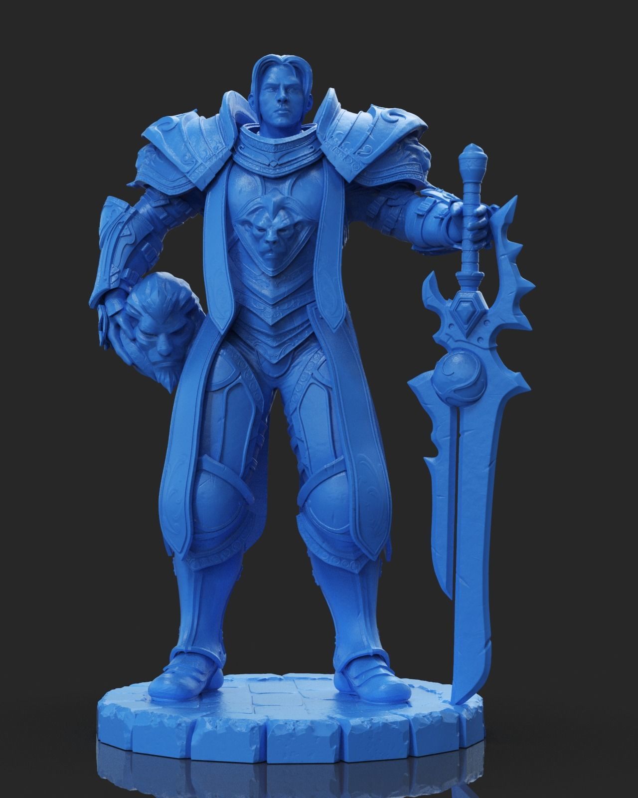 Fan Art - Anduin Wrynn - World of Warcraft 3D print model_4