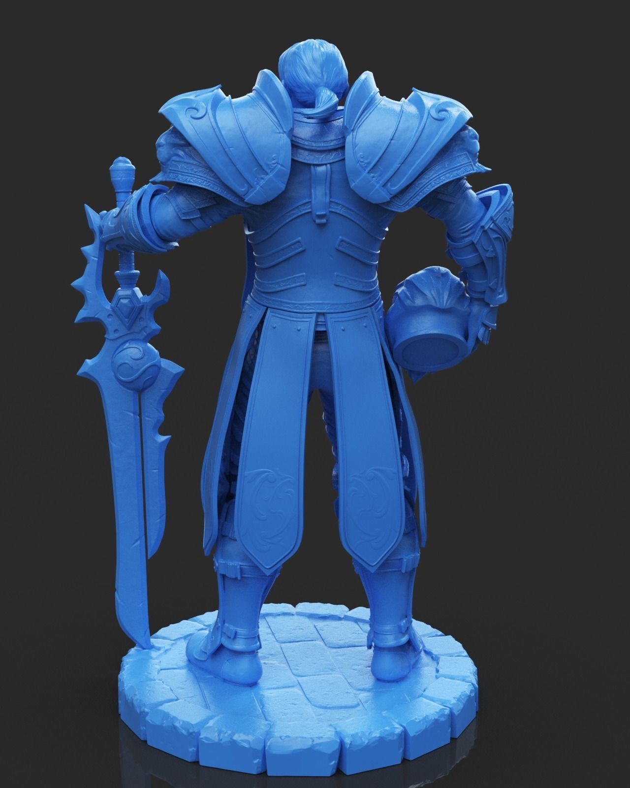 Fan Art - Anduin Wrynn - World of Warcraft 3D print model_7
