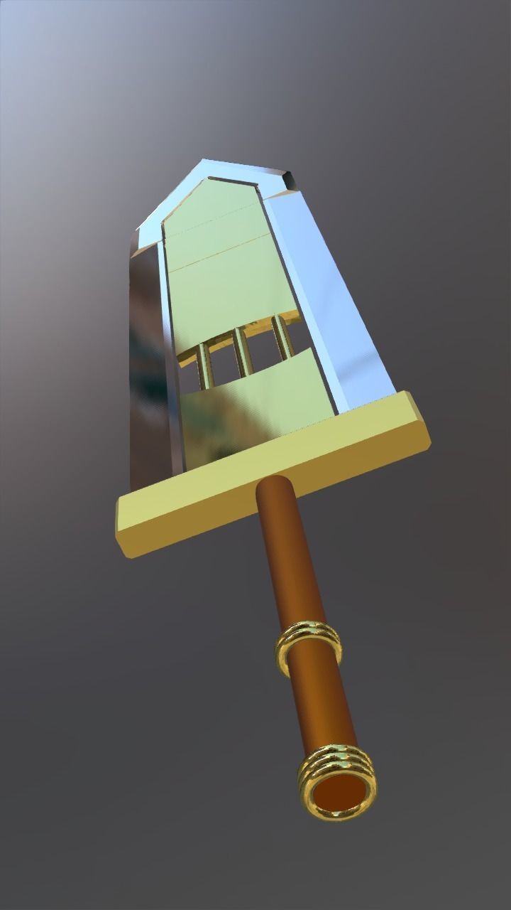Heavy Sword 3D model_2