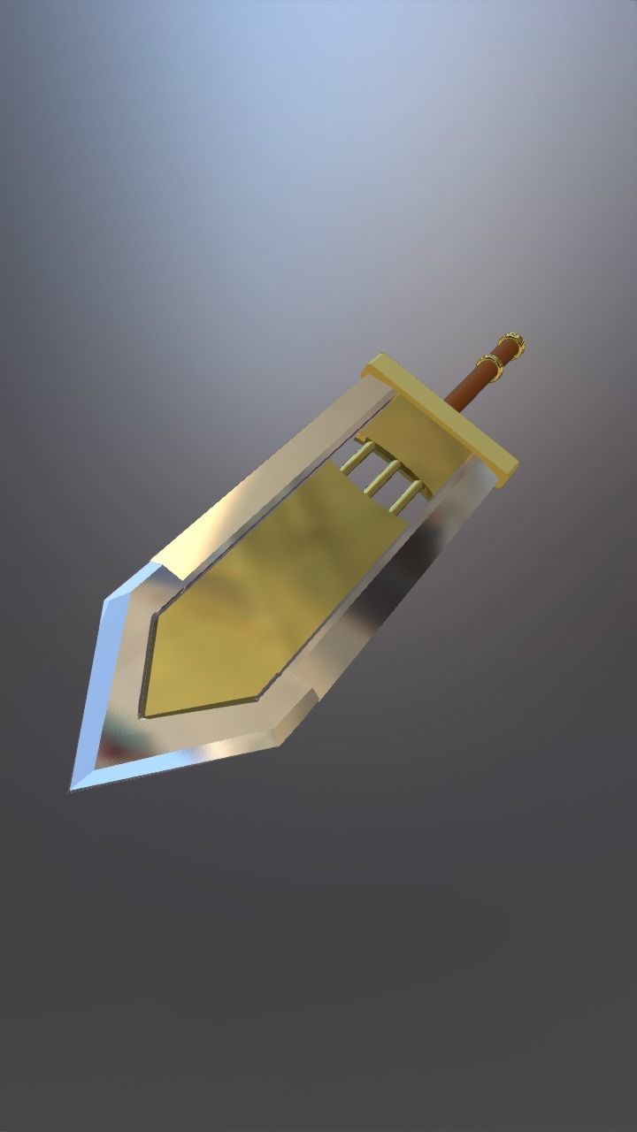 Heavy Sword 3D model_1