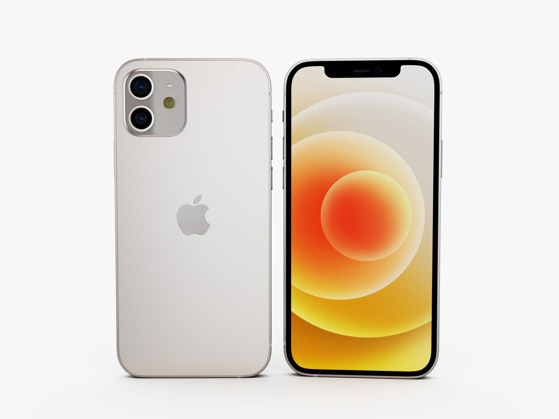 iPhone 12 and iPhone 12 pro 3D model_1