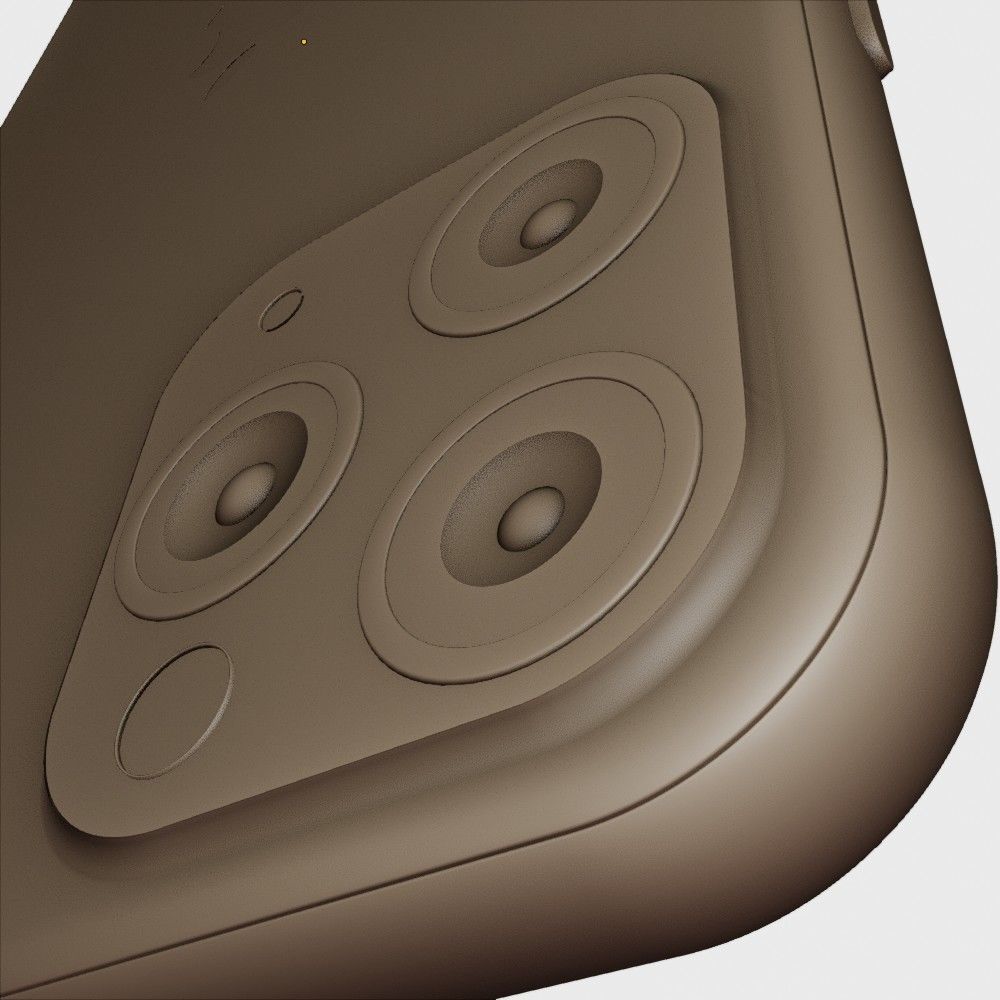 iPhone 11 pro max silver 3D model_17