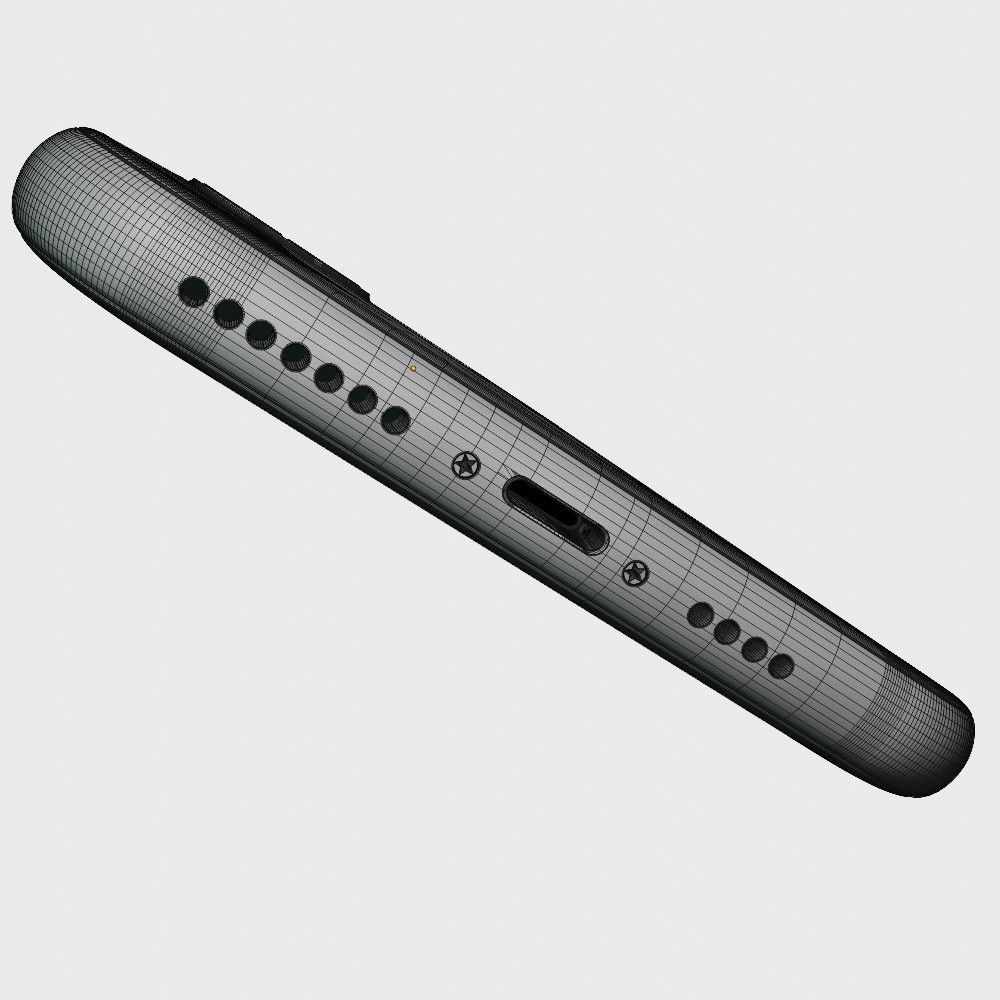 iPhone 11 pro max silver 3D model_9