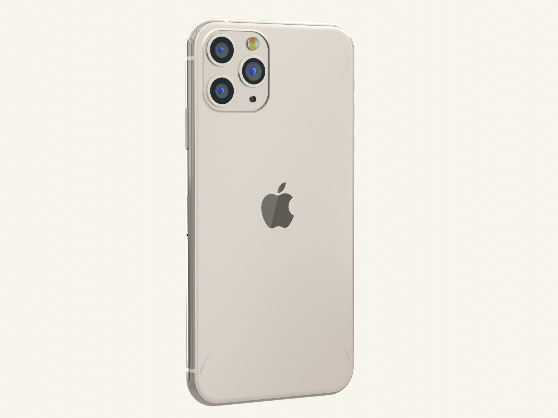 iPhone 11 pro max silver 3D model_6