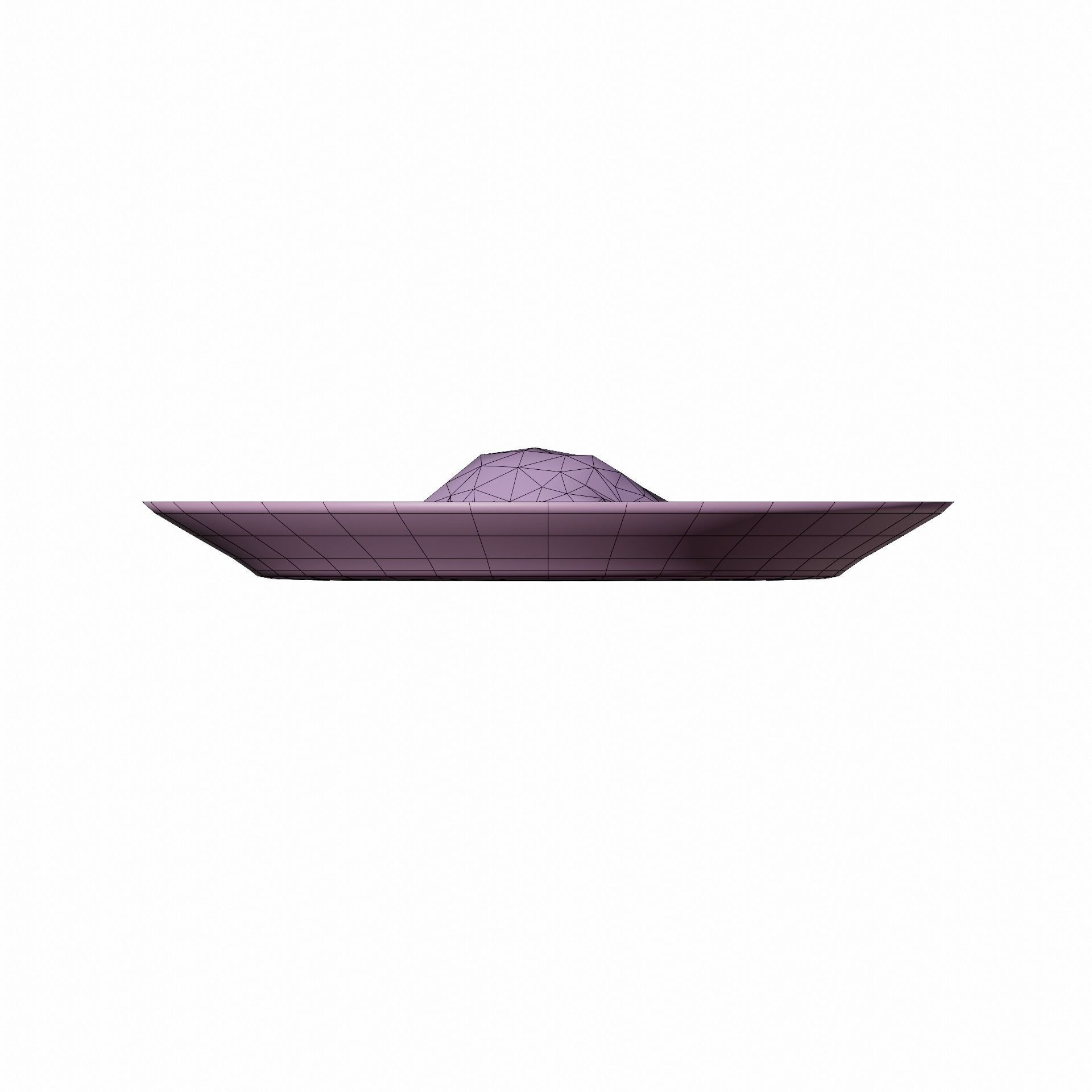 Waffle with ice cream Free low-poly 3D model_6