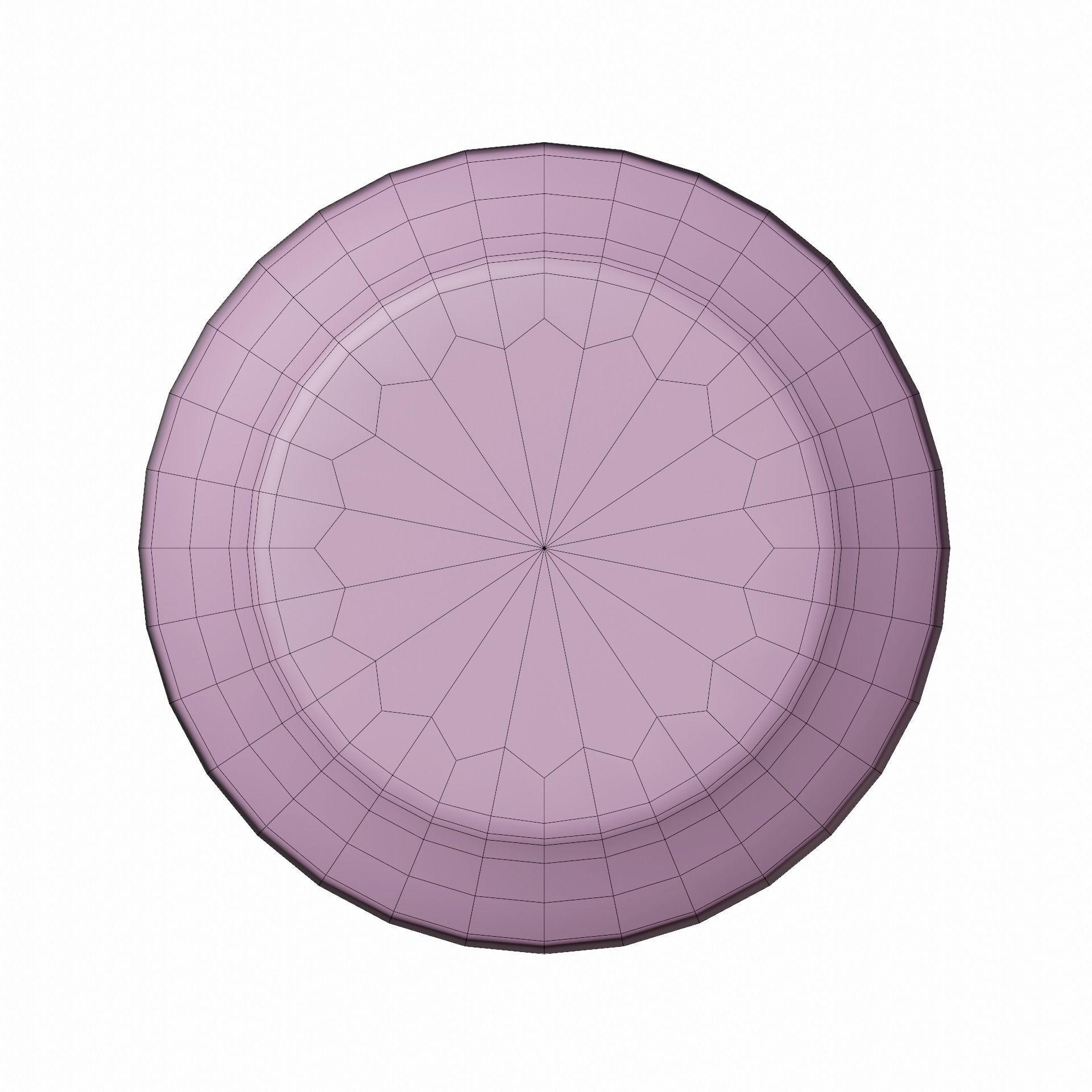 Waffle with ice cream Free low-poly 3D model_8