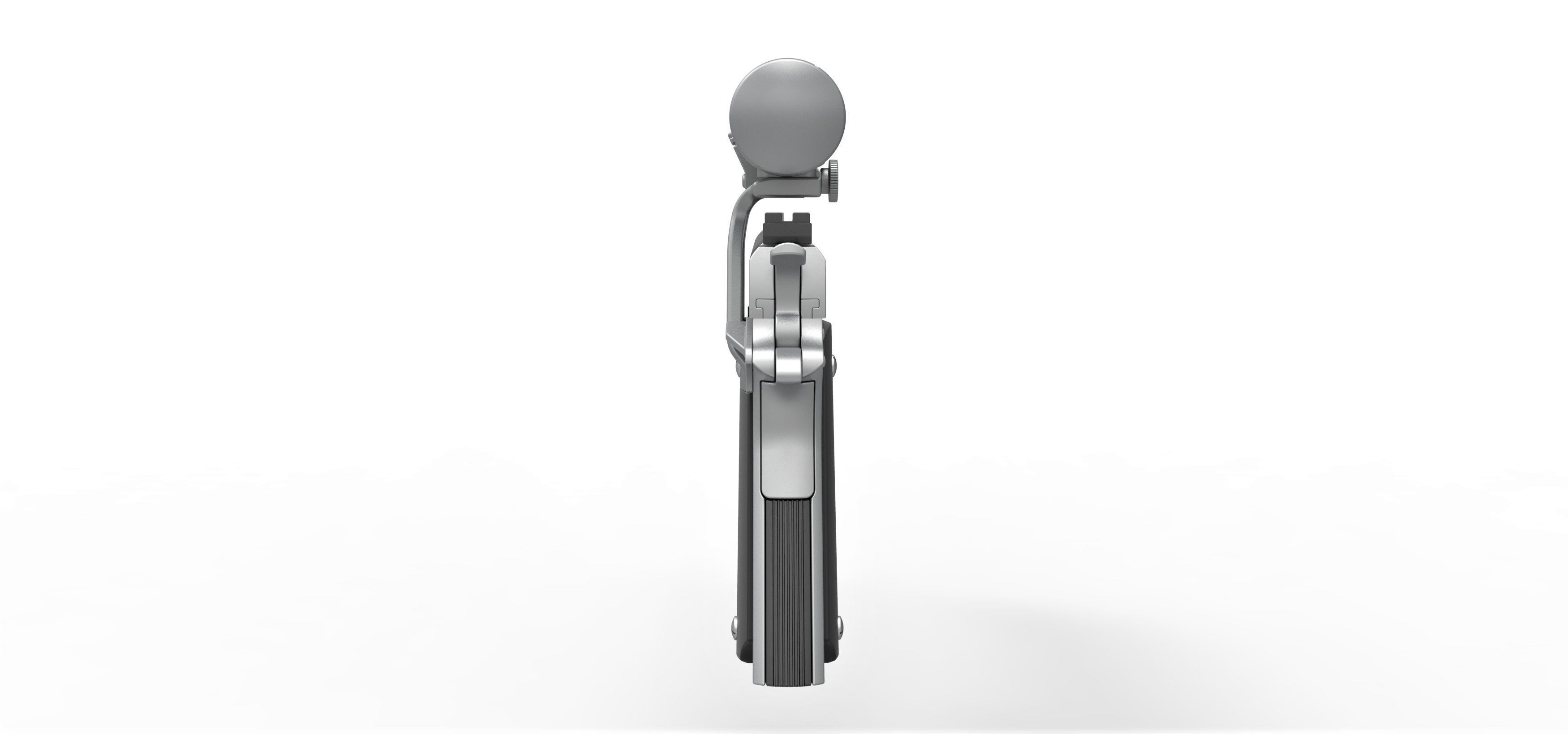 Pistol AMT Hardballer Long Slide from the movie Terminator 1984 3D model_11