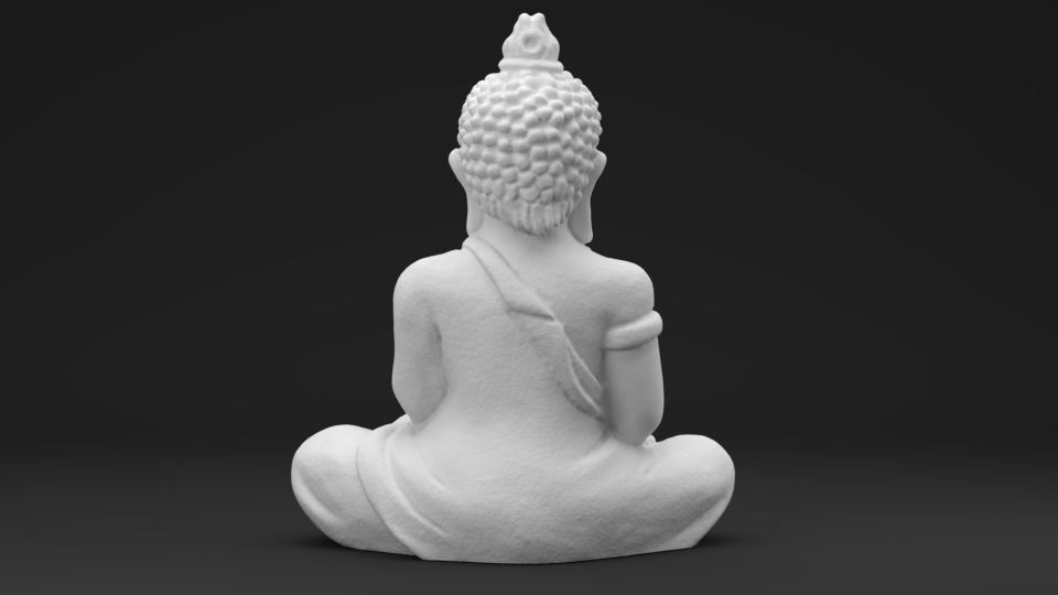 Buddha - 3D printable Scan - Statue 3D print model_4