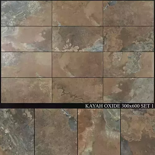 Yurtbay Seramik Kayah Oxide 300x600 Set 1