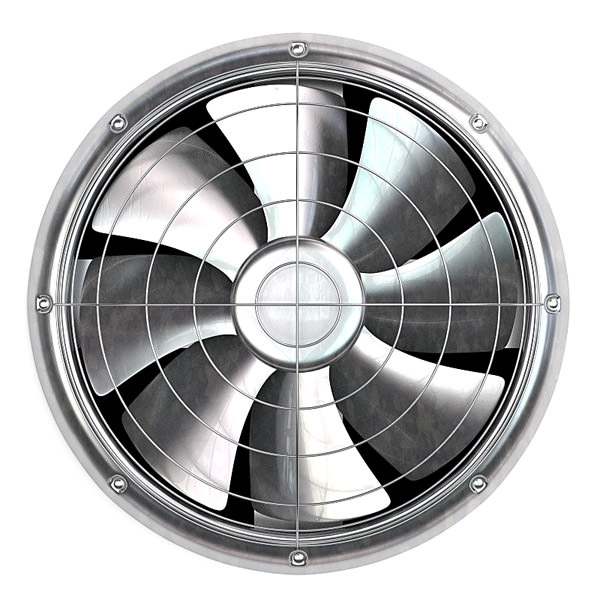 Cooler fan 3D model_1