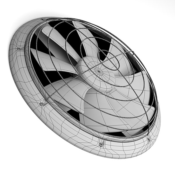 Cooler fan 3D model_4