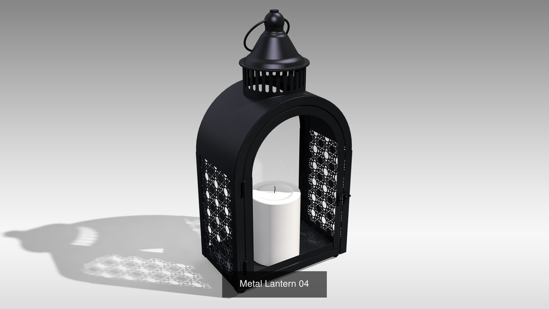 Metal Lanterns 3D Model Collection_16
