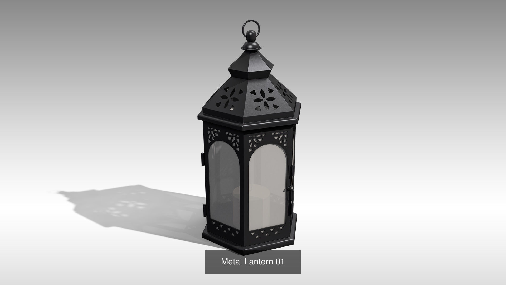 Metal Lanterns 3D Model Collection_13