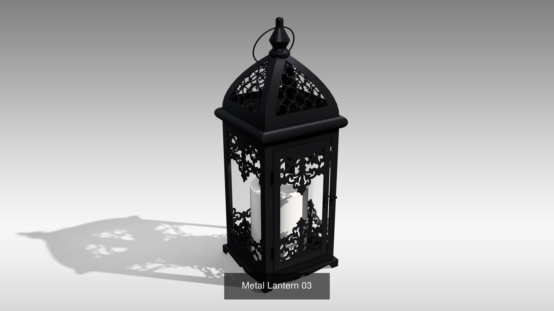 Metal Lanterns 3D Model Collection_15