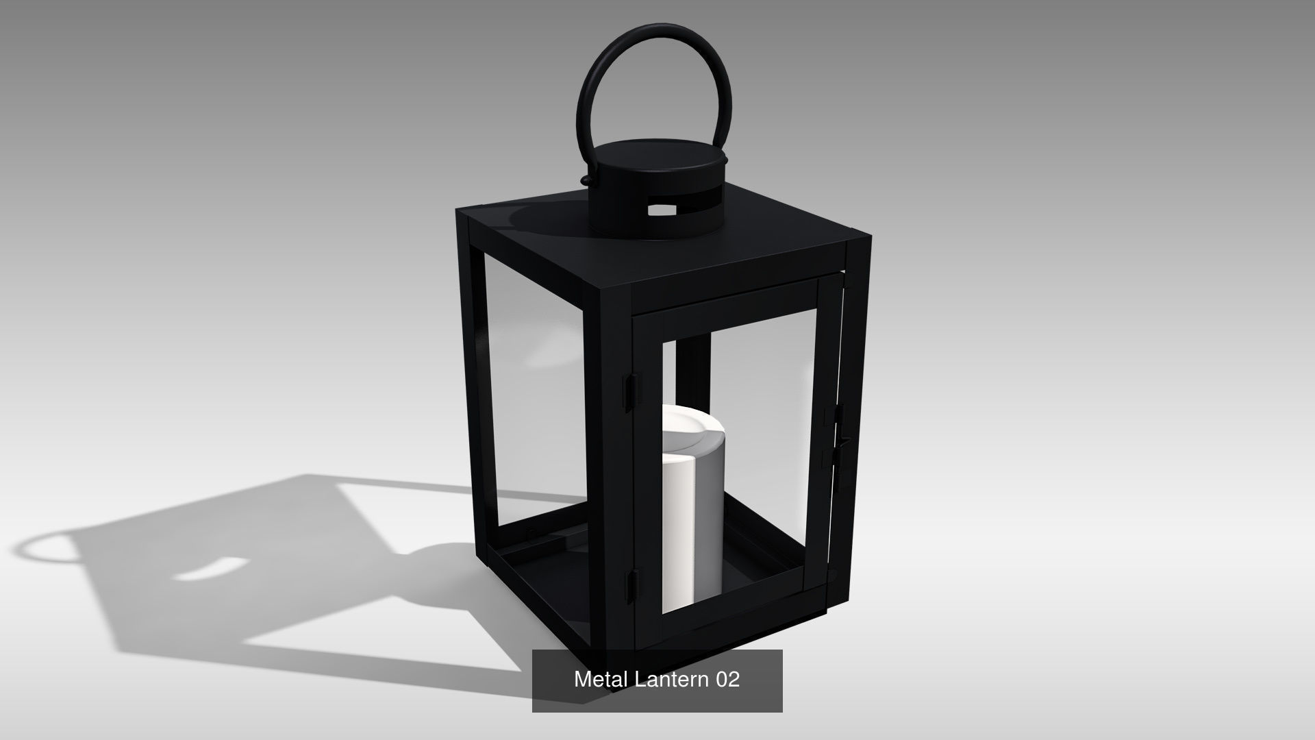 Metal Lanterns 3D Model Collection_14