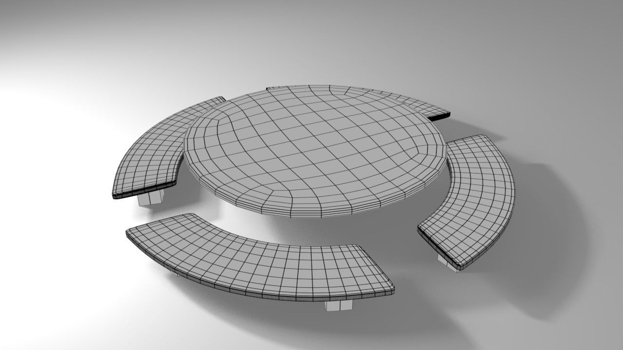 Among Us - Clean Table  Low-poly 3D model_6