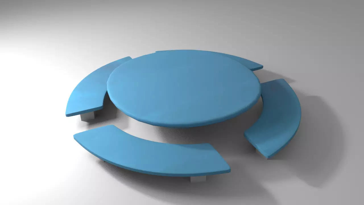 Among Us - Clean Table  Low-poly 3D model_0