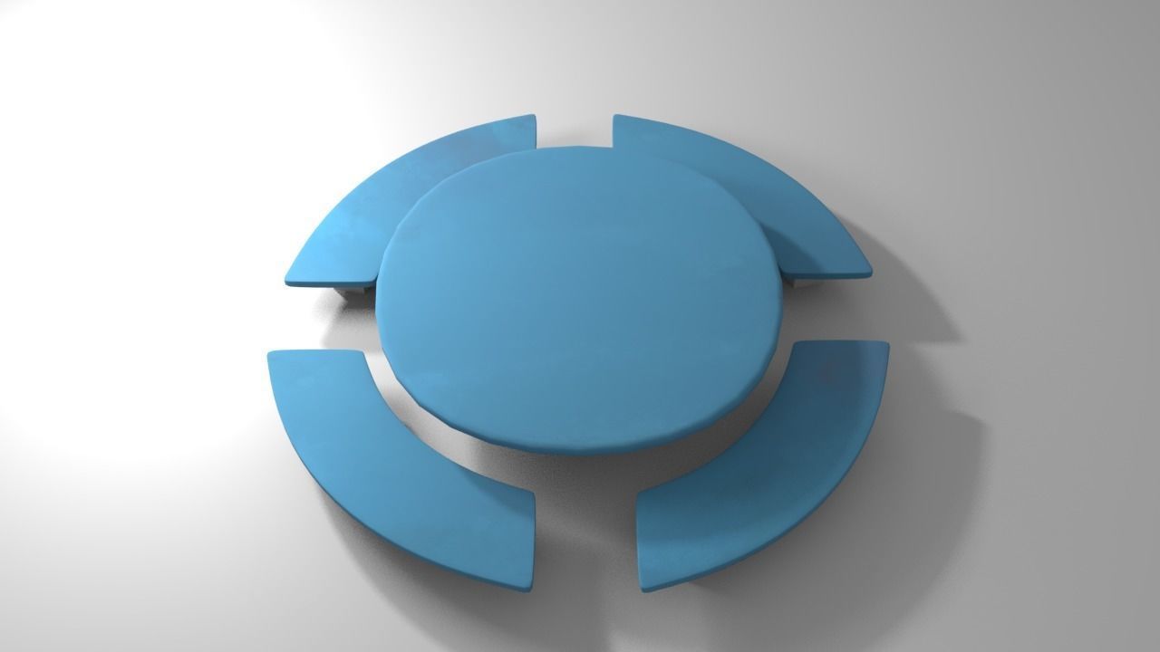 Among Us - Clean Table  Low-poly 3D model_2