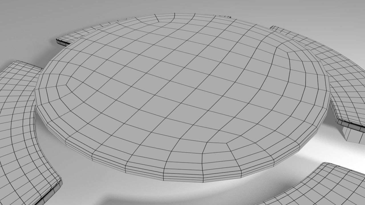 Among Us - Clean Table  Low-poly 3D model_5