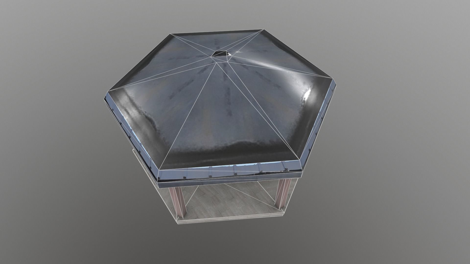 Fourtain Shack Low-poly 3D model_10