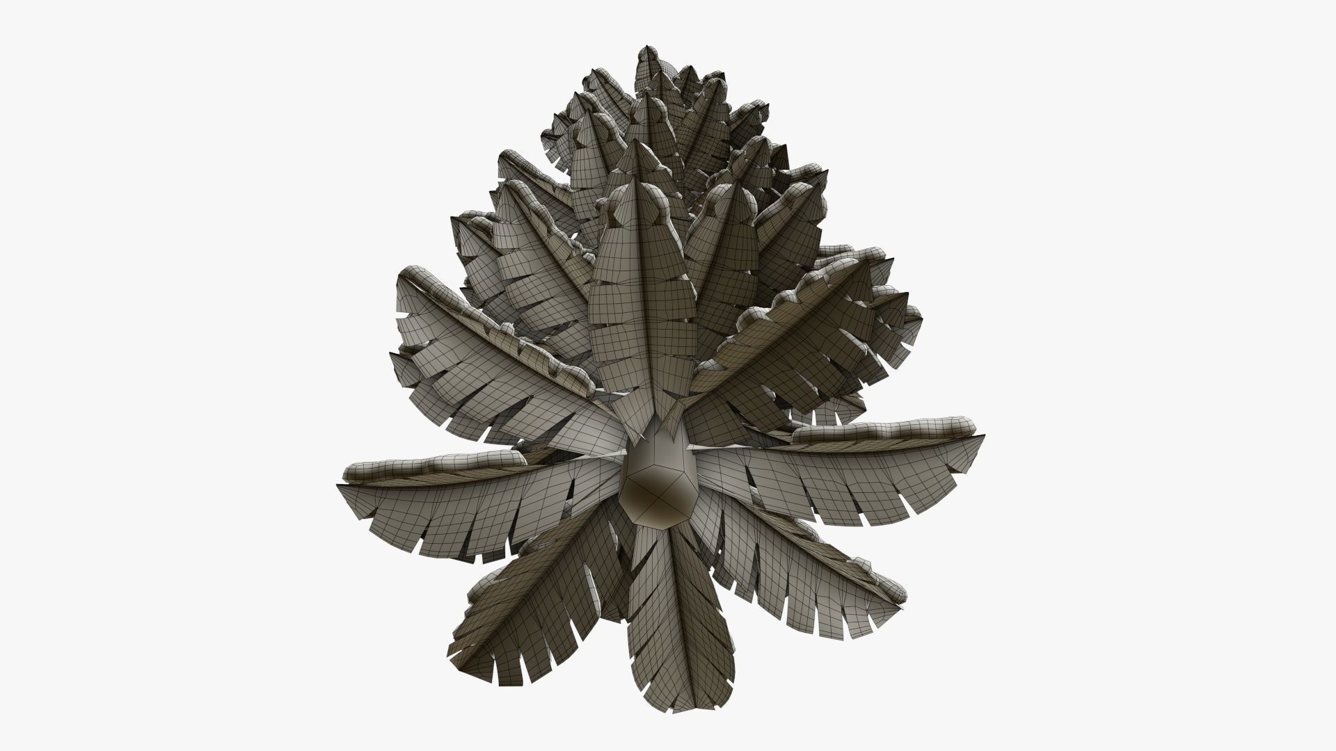 Christmas fir tree stylized 02 3D model_9