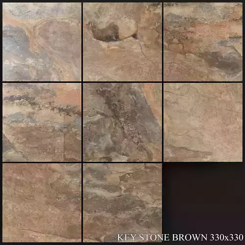 Yurtbay Seramik Key Stone Brown 330x330