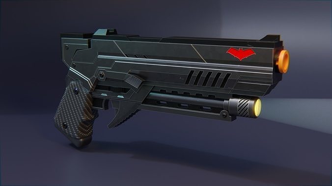 Red Hood Arkham Knight Guns 3D print model