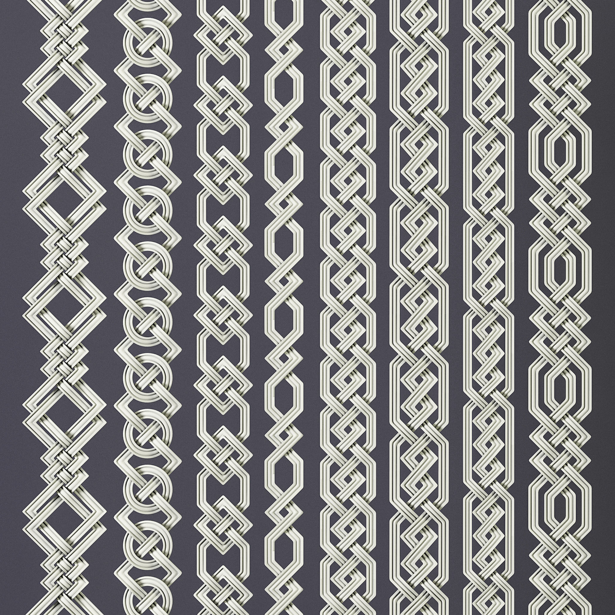 46 Celtic Trim Patterns 3D model_5