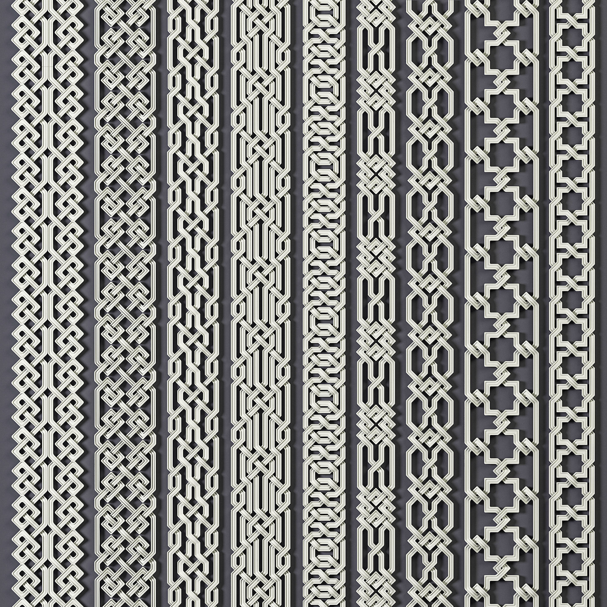 46 Celtic Trim Patterns 3D model_1