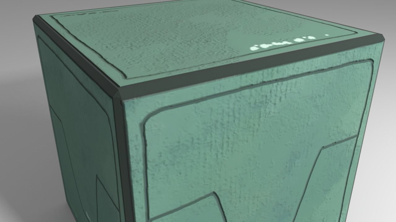 Among Us - Box  Free low-poly 3D model_2