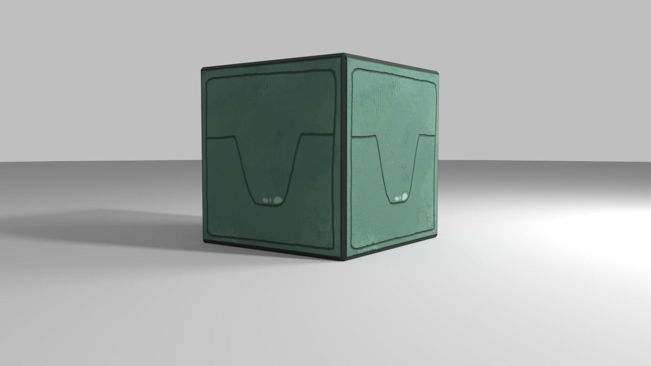 Among Us - Box  Free low-poly 3D model_3