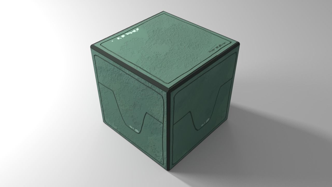 Among Us - Box  Free low-poly 3D model_1