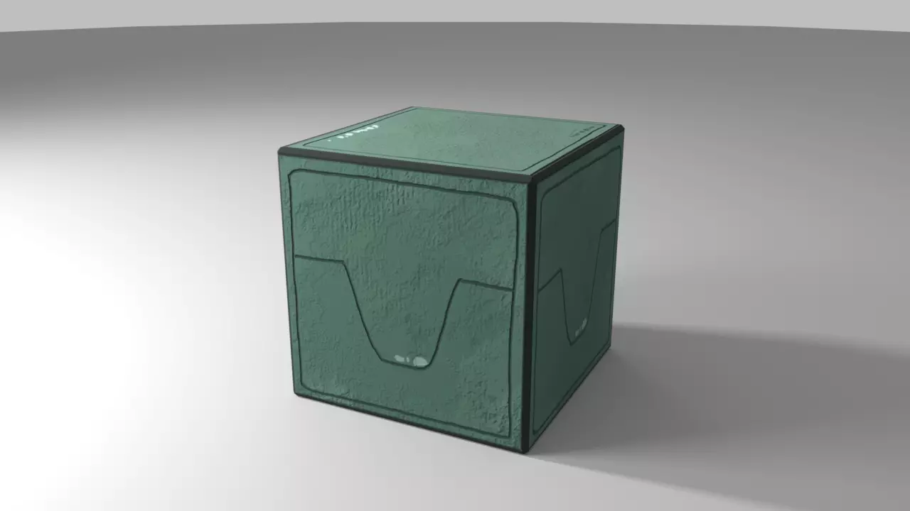 Among Us - Box  Free low-poly 3D model_0