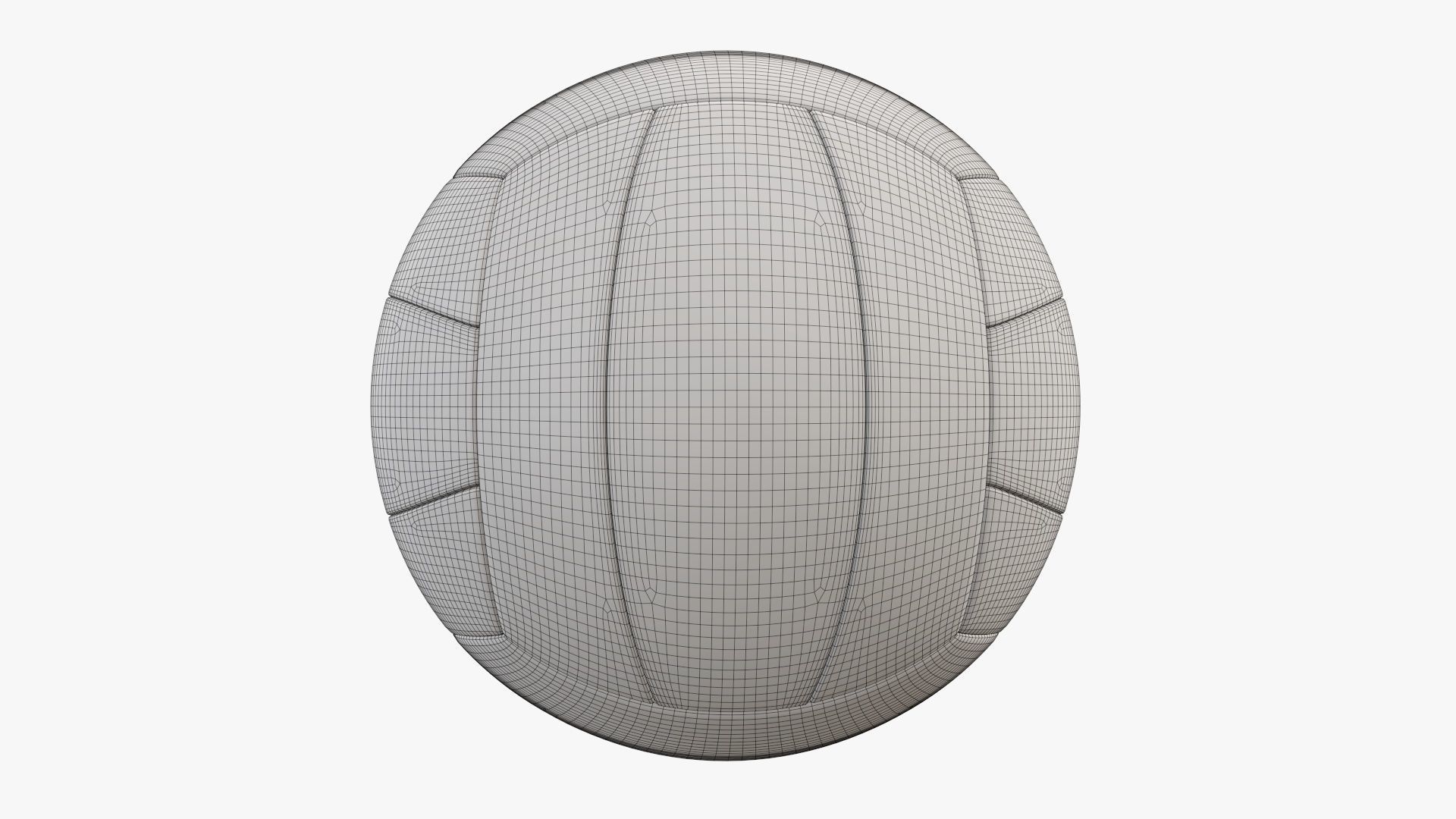Classic  volleyball v2 3D model_6