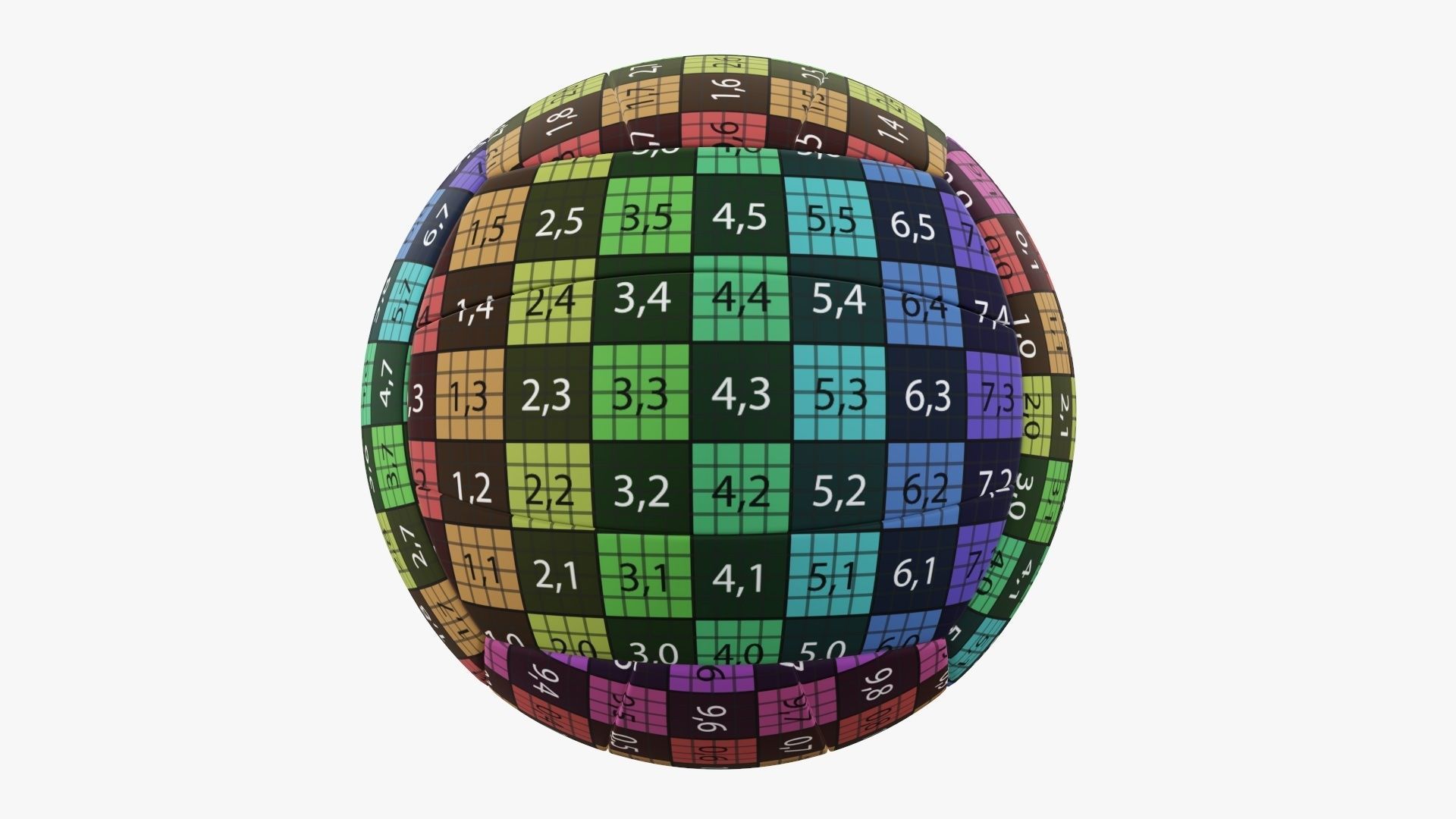 Classic  volleyball v2 3D model_12