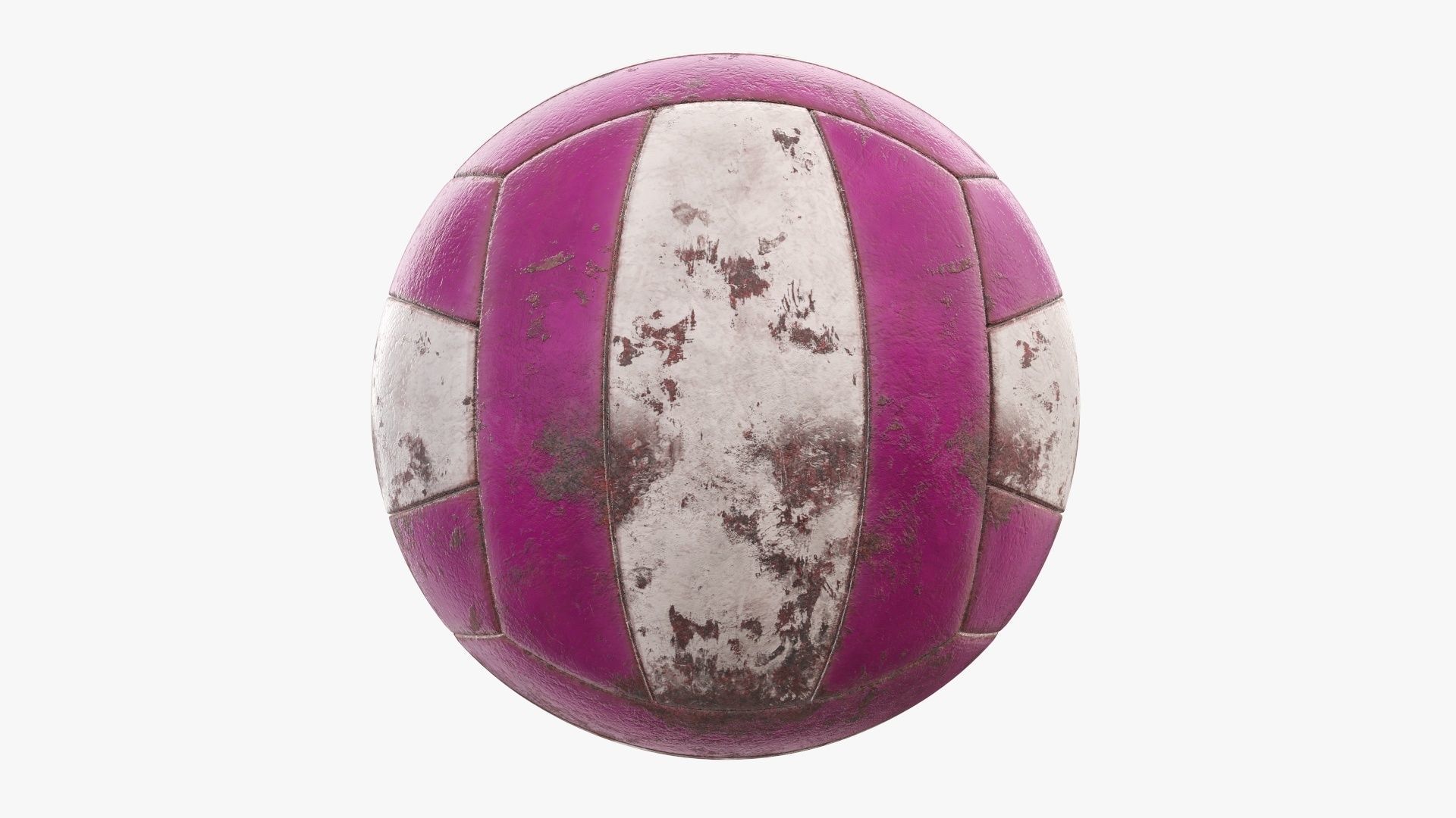 Classic  volleyball v2 3D model_1