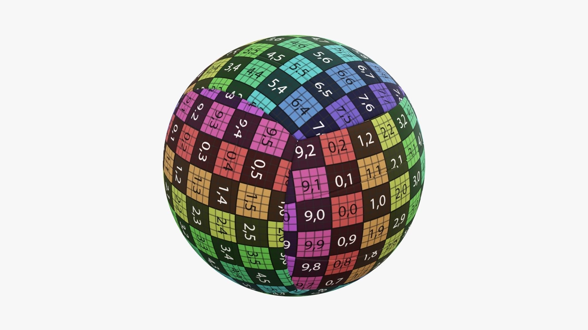 Classic  volleyball v2 3D model_10