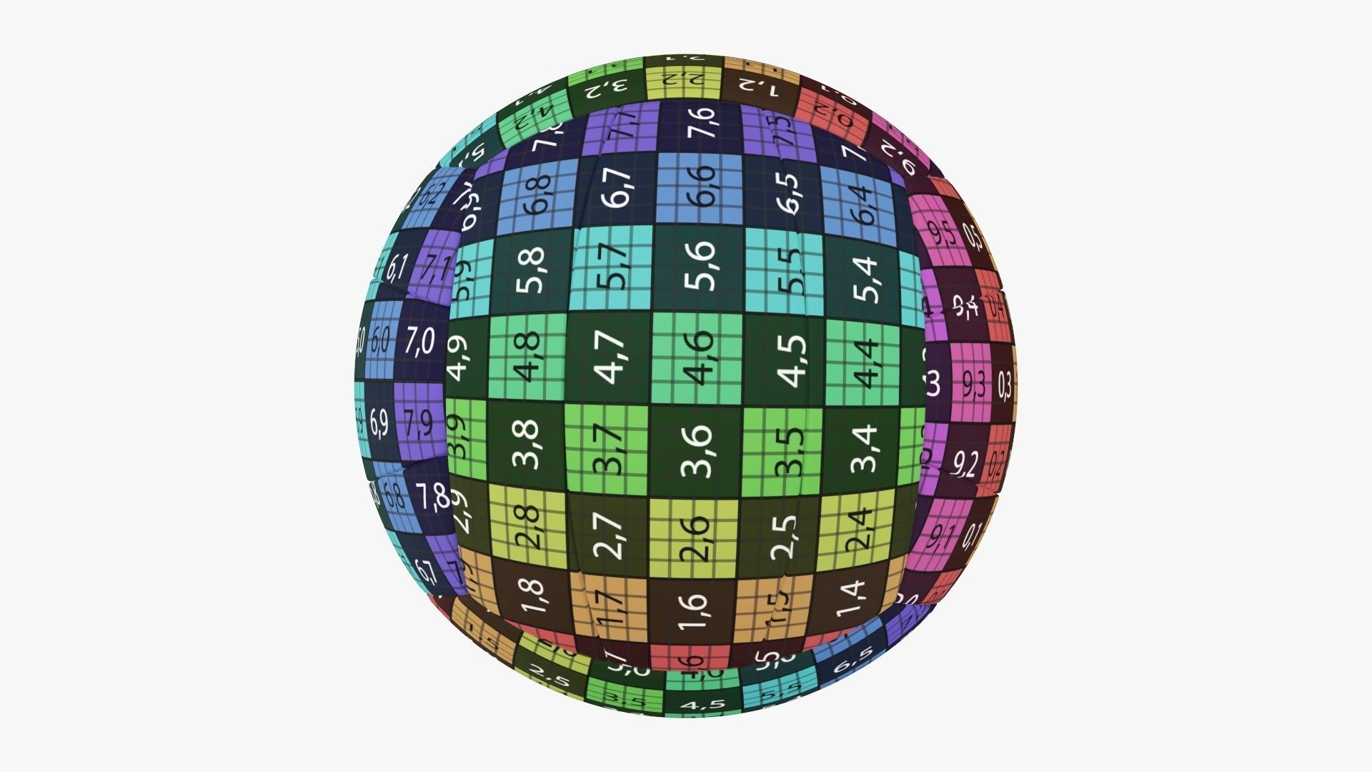 Classic  volleyball v2 3D model_13