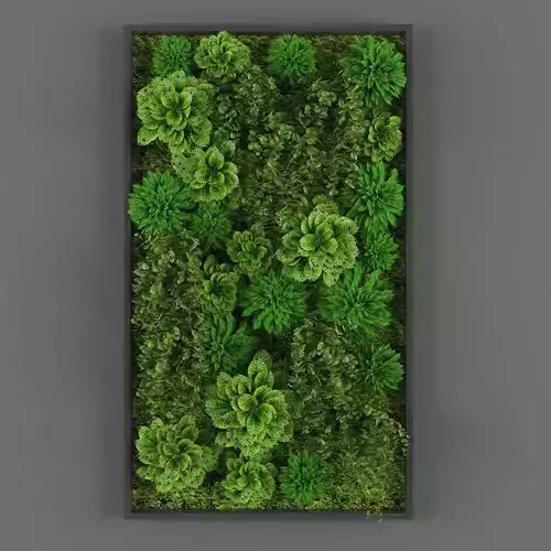 Vertical garden 79 Low-poly 3D model