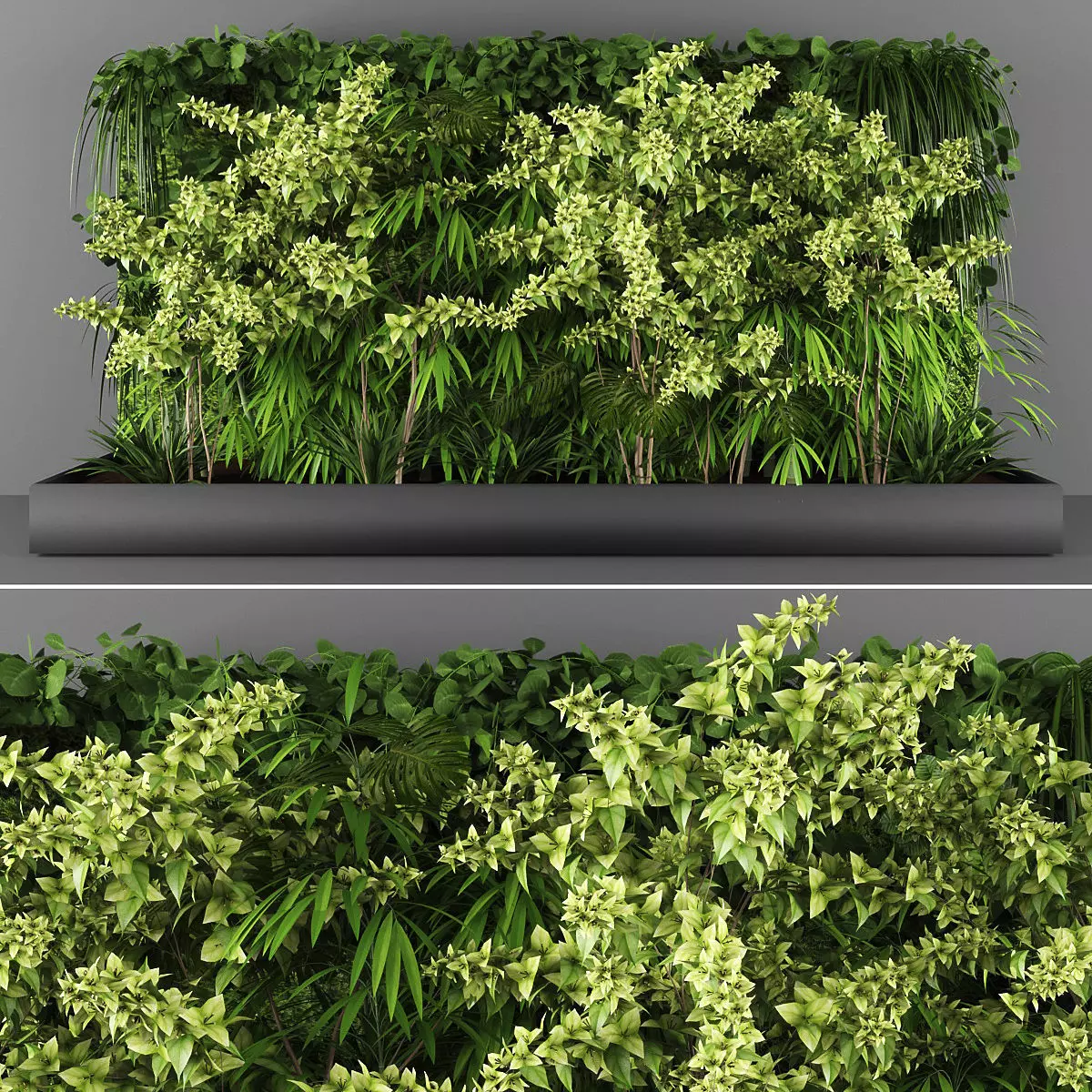Vertical garden 80 Low-poly 3D model_0