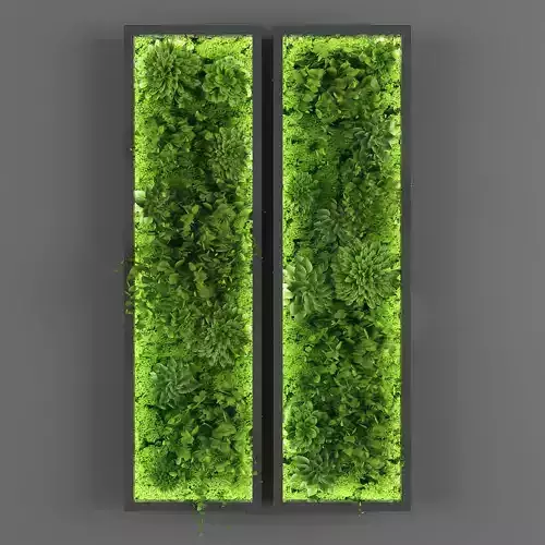 Vertical garden 82 Low-poly 3D model