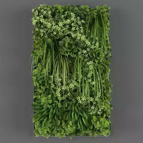 Vertical garden 86 Low-poly 3D model