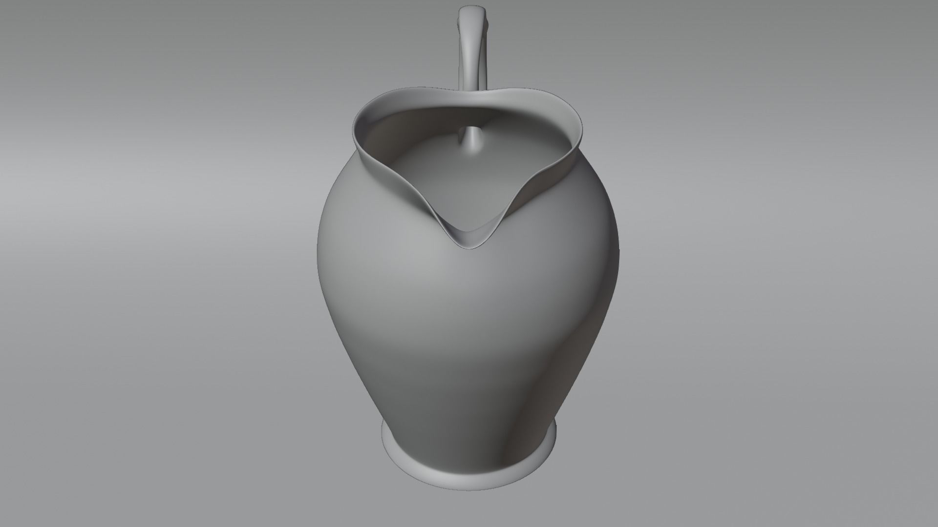 Jug Milk Porcelain Retro 3D Model 3D model_21